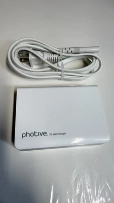 Photive-6 Port 60W USB Charger Intelligent USB Charging Technology - Image 1 of 4