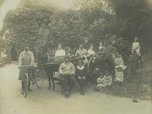 Frankreich WWI Touvent? Verwundetes Soldatenkrankenhaus? Altes Autogrammfoto 1915 #1 - Bild 1 von 3