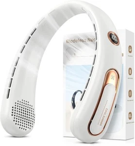 Ventilatore da Collo Portatile Senza Pale 4000mAh Ricarica USB | 3 Velocità - Foto 1 di 16