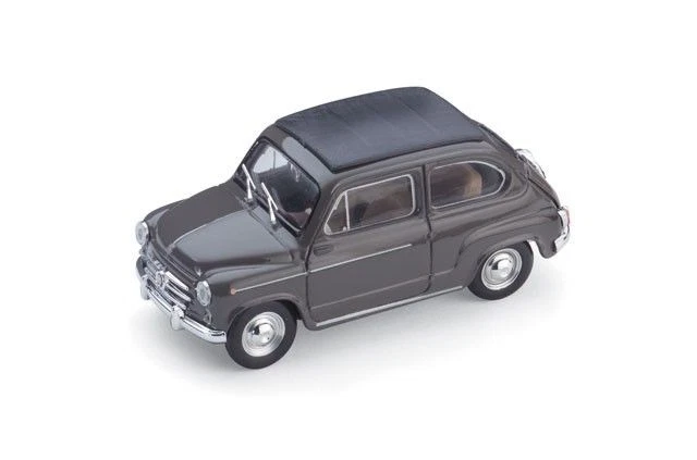 Brumm BM0318-02 FIAT 600D TRASFORMABILE CHIUSA 1960 BEIGE 538 1:43 Modellino - Immagine 1 di 1