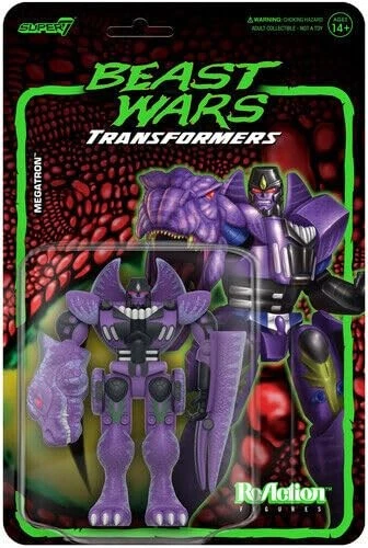 SUPER7 Transformers Beast Wars Reaction 10cm Megatron Figure - Image 1 of 1