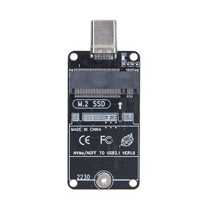 1X (adapter SSD M.2, podwójny protokół, układ RTL9210B, 10 Gb / S, USB 3.2 GEN2,9513 - Zdjęcie 1 z 7