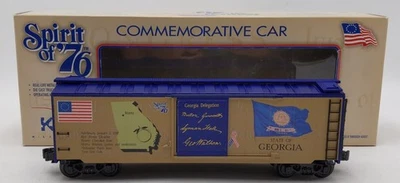 K-Line K761-7604 O Gauge Spirit Of 76 Georgia State Boxcar LN/Box - Image 1 of 4