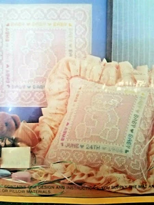 Set Sunset 6471 SPITZENTEDDY 16x16" 12-Netz Nadelspitze 1984 Neu Donna Kooler - Bild 1 von 8