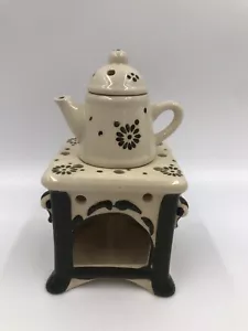 Teapot Oil Warmer Fragant Diffuser Wax Burner Candle Holder Lamp Home Decor - Picture 1 of 12