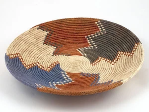 #0453 Cesta bobina extra fina decorativa estilo suroeste hecha a mano - Imagen 1 de 1