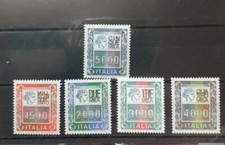 1978 - 1979 ITALIA FRANCOBOLLI ALTI VALORI 1500 , 2000 , 3000 ,4000 5000...