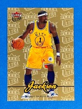 2007-08 Fleer Ultra Stephen Jackson #56 Gold Medallion SP Warriors
