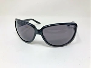 ARMANI EXCHANGE AX065/S D28 CY 64-13 WOMENS SUNGLASSES BLACK OVERSIZED 2556 - Picture 1 of 9