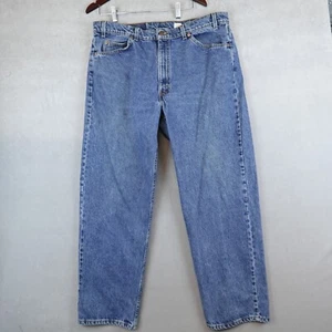 VTG 90s Levi's 550 Relaxed Fit Jeans Mens Size 40x30 Blue Denim Orange Tab - Picture 1 of 10