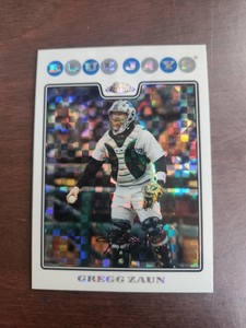 2008 Topps Chrome Gregg Zaun X-Fractors #189