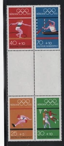 GERMANY B490 MINT NH GUTTER BLOCK 1972 OLYMPICS - Picture 1 of 1