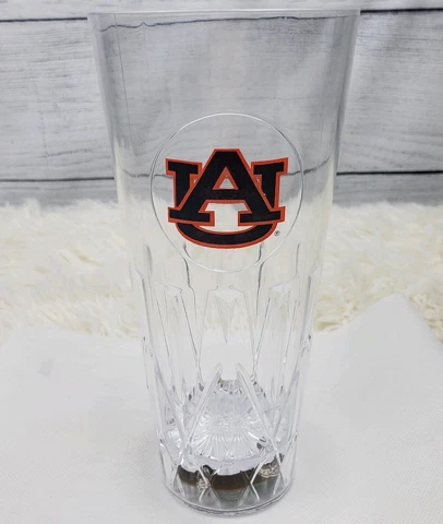 Auburn Tigers Whirley Drink Works Light Up Plastic Glass Cover