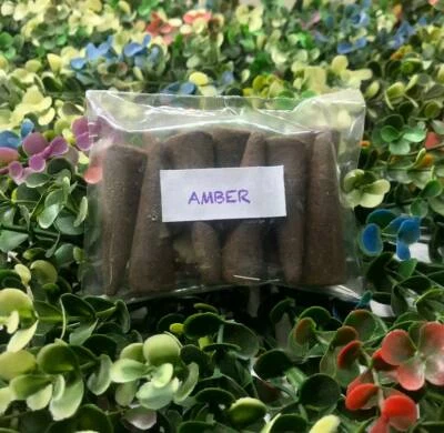 Pack Of 25 - Incense Cone Hand Dipped with Essential Oils 100% Natural Incense - Image 1 of 4