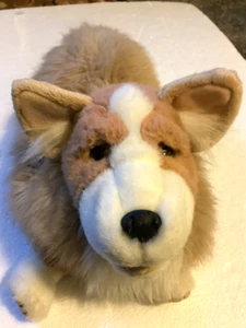 Folkmanis Corgi Hund Ganzkörper-Handpuppe hellbraun weiß EUC nicht mehr produziert 21 Zoll - Bild 1 von 13
