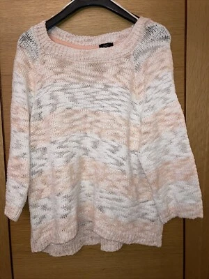 Women’s Tye Dye Style Peach Jumper Size 14 - Image 1 of 4