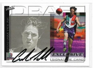 2002 Select Exclusive Draft Pick Signature (DS4) Graham POLAK Fremantle :**: - Picture 1 of 1
