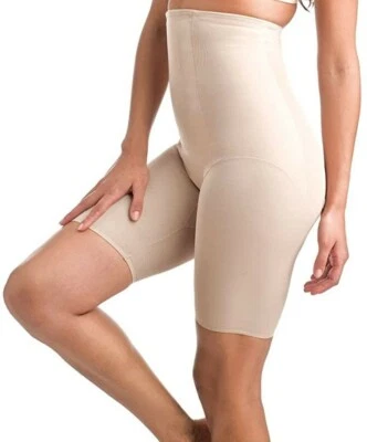 Miraclesuit Women's Shapewear Beige Hi-Waist Long Leg Size M Style 2709 — 第 1/4 张图片