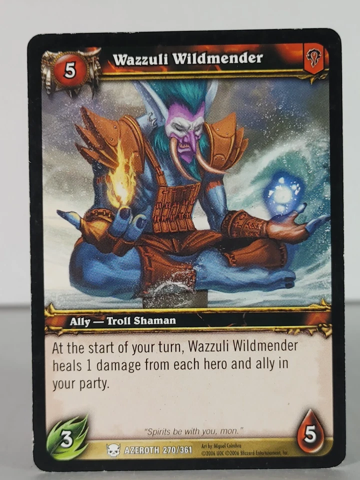 Wazzuli Wildmender - Heroes of Azeroth - 270/361 - singles - Warcraft TCG - C - Imagem 1 de 1