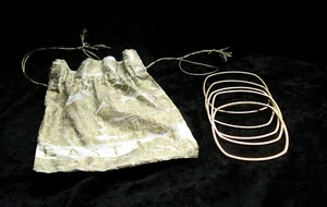 Designer East Five Ladies Square Copper Gold Colour Bangles In A Bag - Picture 1 of 7