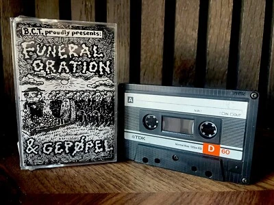 B.C.T. Proudly Presents:Funeral Oration & Gepøpel - Hardcore Punk-OG Press-Rare Foto 1 de 4