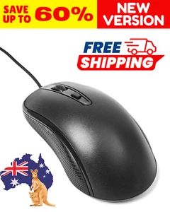 Optical LED Wired Mouse Mice With USB Cable For PC Laptop Computer Free Shipping - Picture 1 of 5