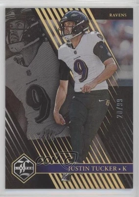 2023 Panini Limited Gold Spotlight /99 Justin Tucker #8 - Image 1 of 2