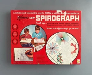 Set spirografo Kenner's vintage originale 1967 in scatola - mancano penne/spille - Foto 1 di 2