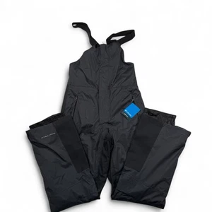 Columbia Iceventure Bib Ski Pants Mens Small NWT Black Snow Winter Overalls New - Picture 1 of 10