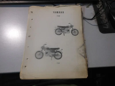 Yamaha Lista de piezas incompleta de fábrica manual YA6 Foto 1 de 4