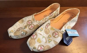 NEW - TOMS WOMAN's Classic Alpargata Slip-On Shoe Dumplings Canvas 9 M - Picture 1 of 7
