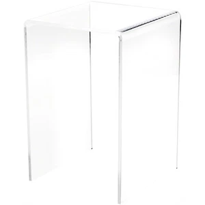 Plymor Clear Acrylic Vertical Square Display Riser, 9" H x 6" W x 6" D - Picture 1 of 1