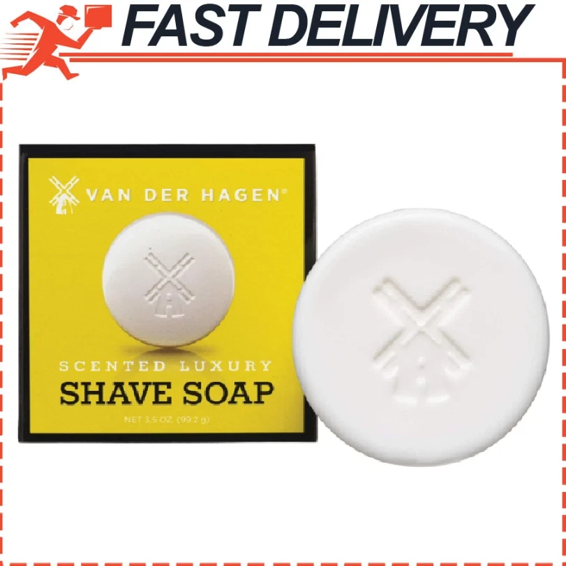 Van Der Hagen Scented Luxury Soften Beard Care Shave Soap for Men 3.5 OZ - Image 1 of 4