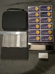 Coin Collecting Accessories-Flips, Protective Capsules, Microscope Lot #2 - Picture 1 of 12