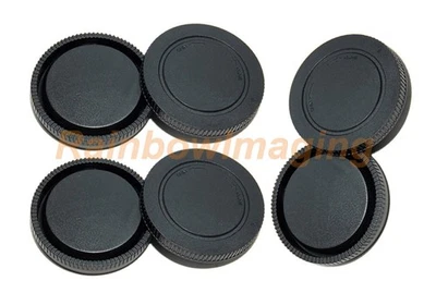 3 Pcs Lens Rear Caps Body Covers for Sony E-Mount a7II a7S II a7R a7 III IV