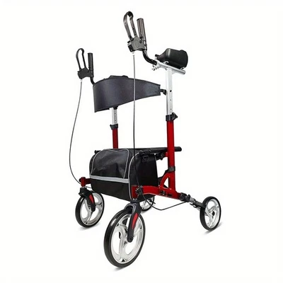 Unlicon Heavy Duty Upright Walker  Medical Aluminum Rollator for Seniors  - Image 1 of 4