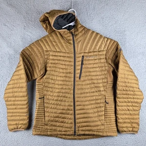 Eddie Bauer Stormdown 800 Puffer Jacket Mens M Gold Goose Down First Ascent - Picture 1 of 13