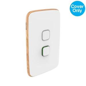 Clipsal Iconic Essence Cooker Switch Skin Artic White | E3041/45C-AW - Picture 1 of 1