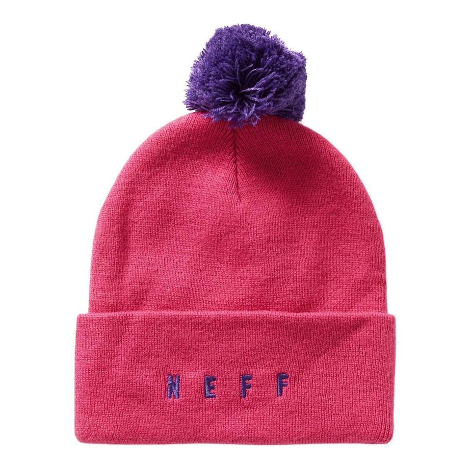 Neff Lawrence Endless Pom Beanie magenta Foto 1 de 1