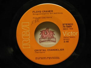 FLOYD CRAMER: Tonight's The Night / Crystal Chandelier, 45 RPM VG+ (I6) - Picture 1 of 2