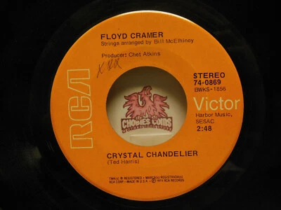 FLOYD CRAMER: Tonight's The Night / Crystal Chandelier, 45 RPM VG+ (I6) - Image 1 of 2