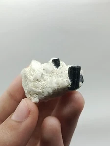 15g Natural Black Tourmaline Crystals Mineral Specimen - Picture 1 of 14