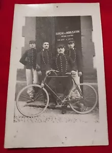 Postkarte Fahrrad Radfahren Militär Frühe 900 - Bild 1 von 2