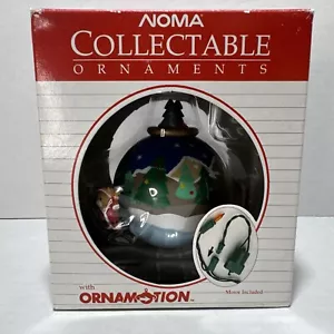 1989 NOMA COLLECTABLE CHRISTMAS TREES BEARS ORNAMENT WITH ORNAMOTION (NO MOTOR) - Picture 1 of 9