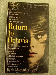 RETURN TO OCTAVIA by DARIA MACOMBER-JULY 1968 1ST SIGNET PB-GOTHIC/ HORROR/ EVIL - Picture 1 of 2