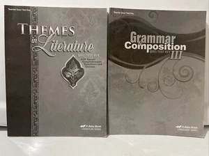 Abeka 9th Grade English Set of 2 Keys Grammar Composition and Literature 5th Ed - Picture 1 of 8