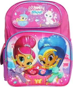 Disney Shimmer and Shine 16" Large School Backpack Girl's Book Bag - Picture 1 of 3