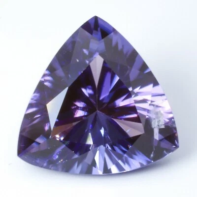 5.48ct Recrystallized Tanzanite (Purple and Blue Forsterite) Lab Grown  - Image 1 of 4
