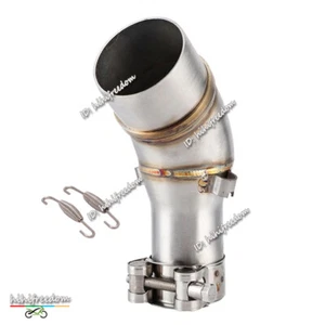 Tubo de enlace medio 51 mm sin cordón para escape de motocicleta Yamaha YZF R25 R3 MT03 - Imagen 1 de 12