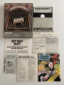 Vintage IBM INFOCOM Bureaucracy PC Game DOS 2.0 Disk 1987 Computer Gamer - Picture 1 of 7